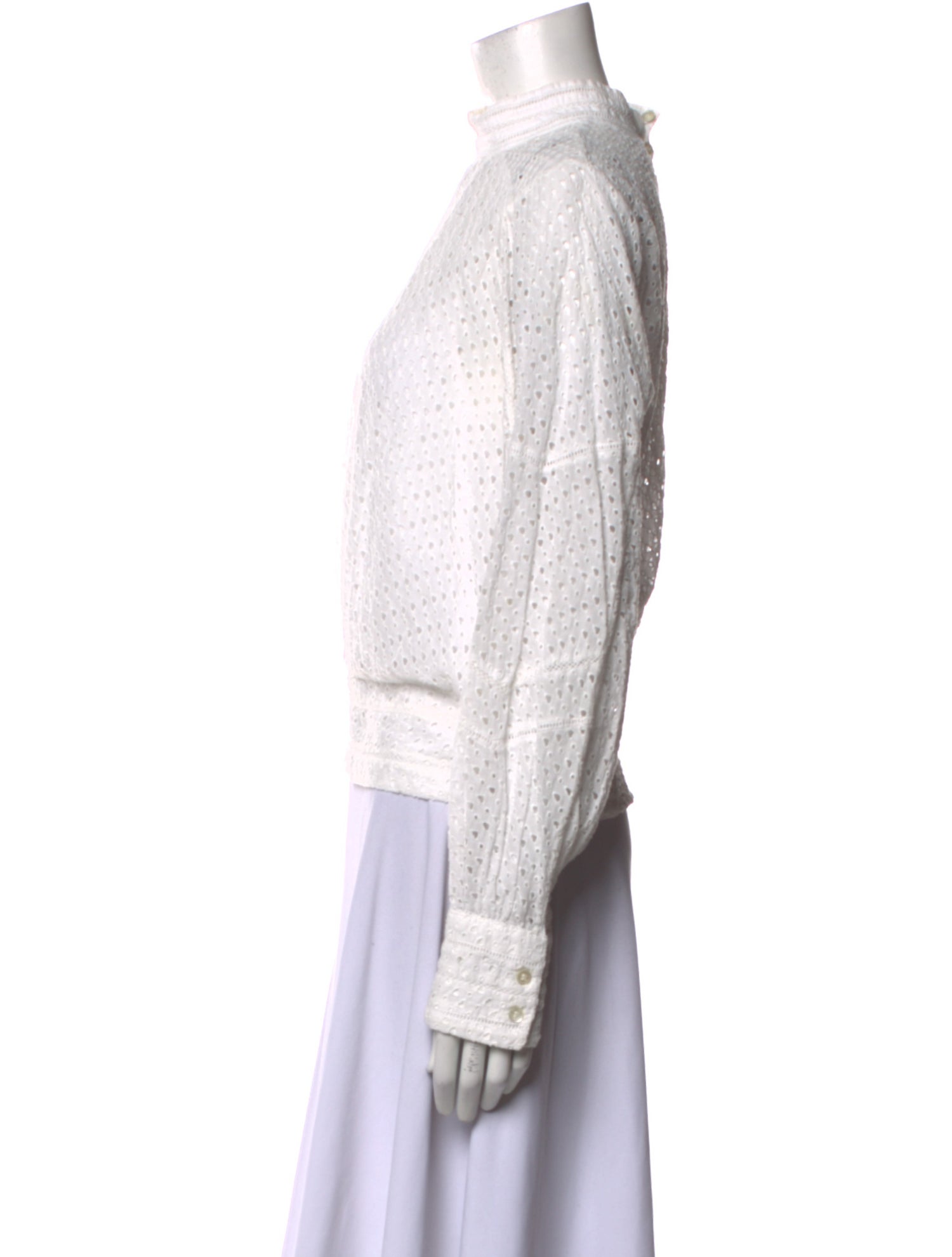 FRAME Angora Mock Neck Sweatshirt