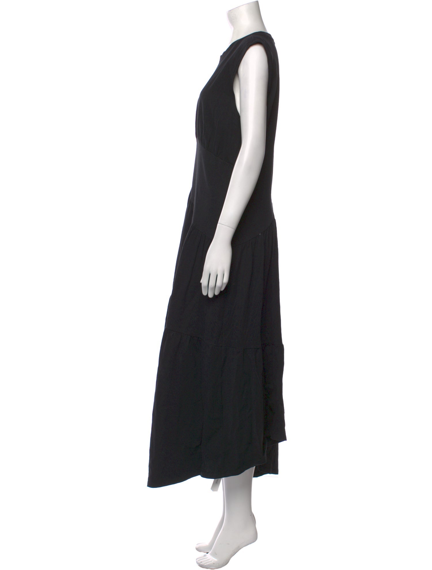 FRAME Crew Neck Long Dress