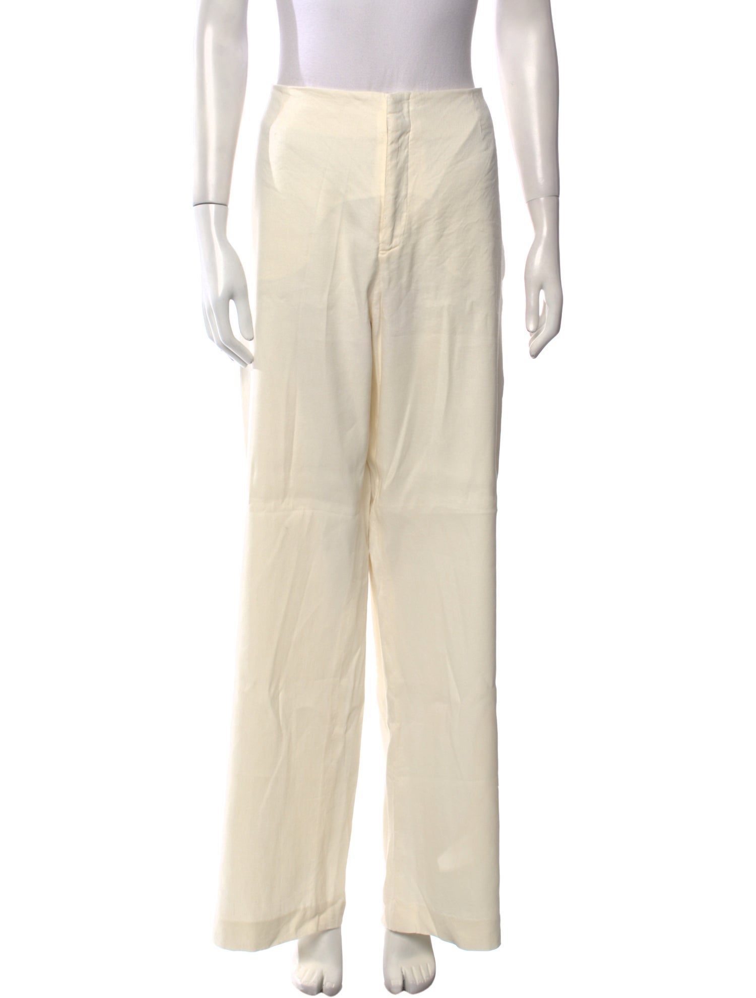 FRAME Linen Wide Leg Pants