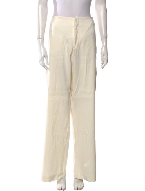 FRAME Linen Wide Leg Pants