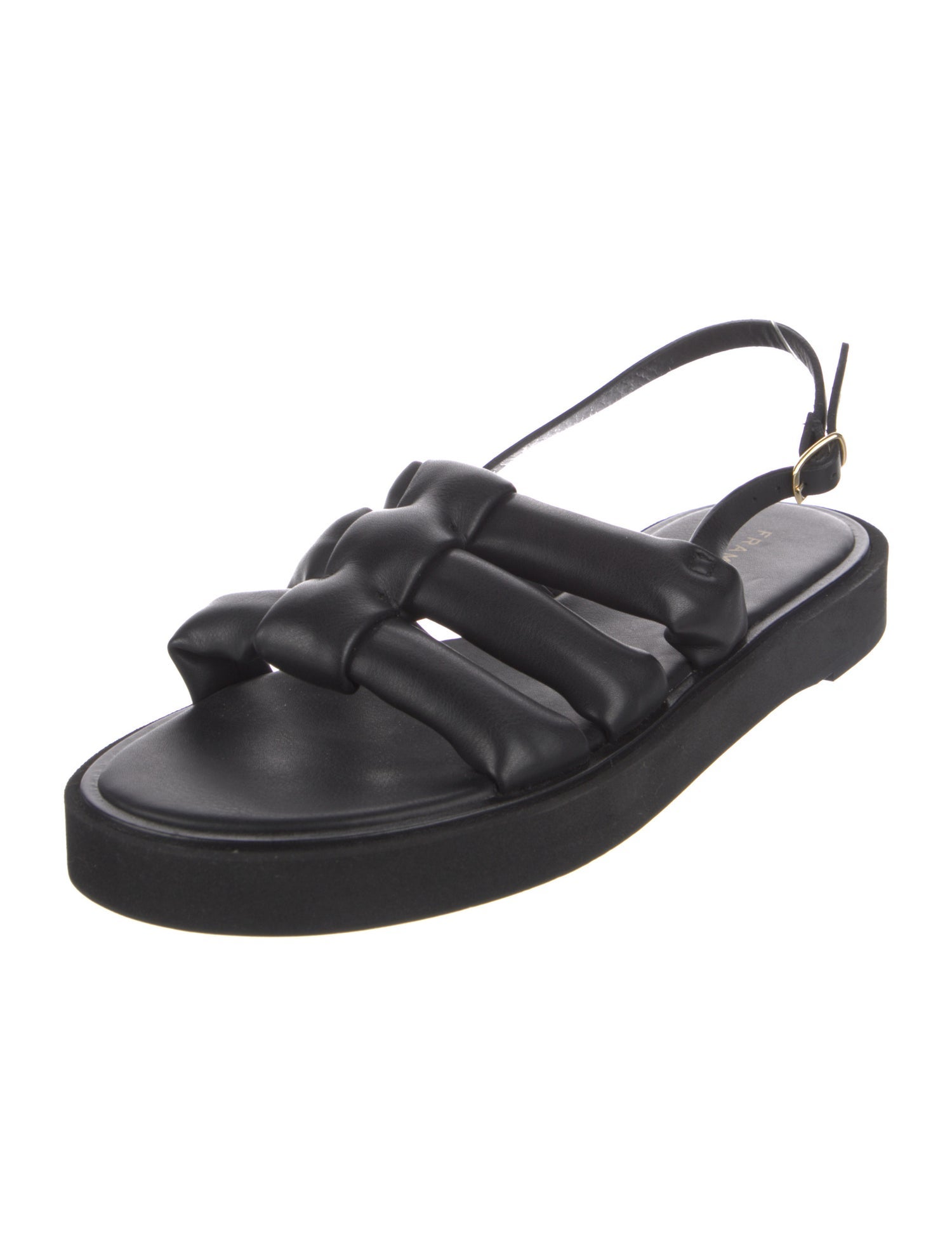 FRAME Leather Slingback Sandals