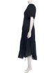 FRAME Bateau Neckline Long Dress