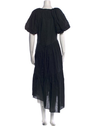 FRAME Bateau Neckline Long Dress