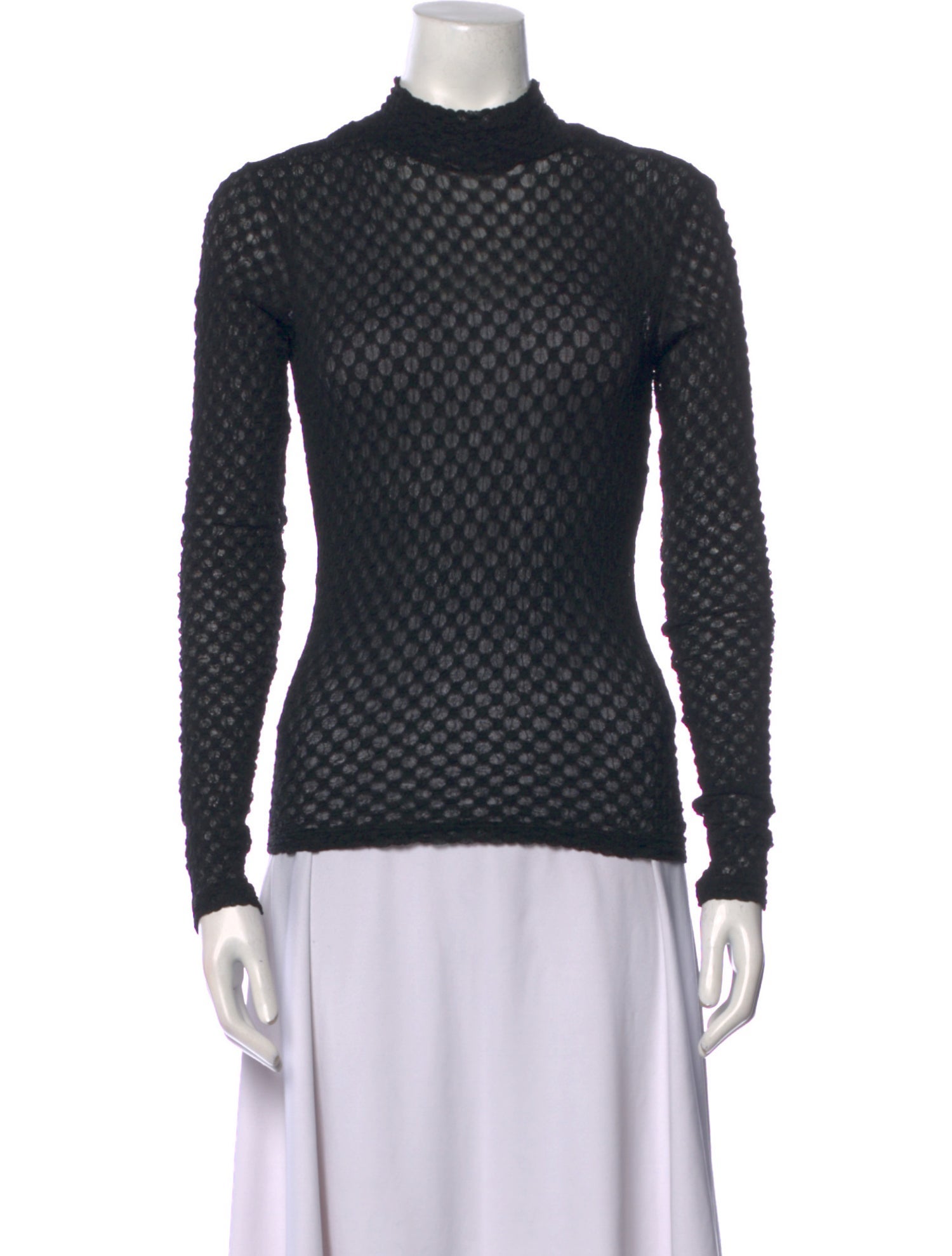 FRAME Mock Neck Long Sleeve Sweatshirt