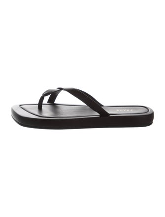 FRAME Leather Flip Flops