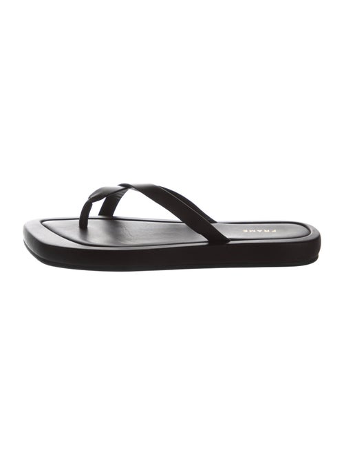 FRAME Leather Flip Flops