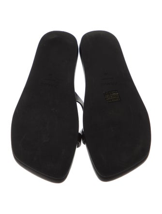 FRAME Leather Flip Flops