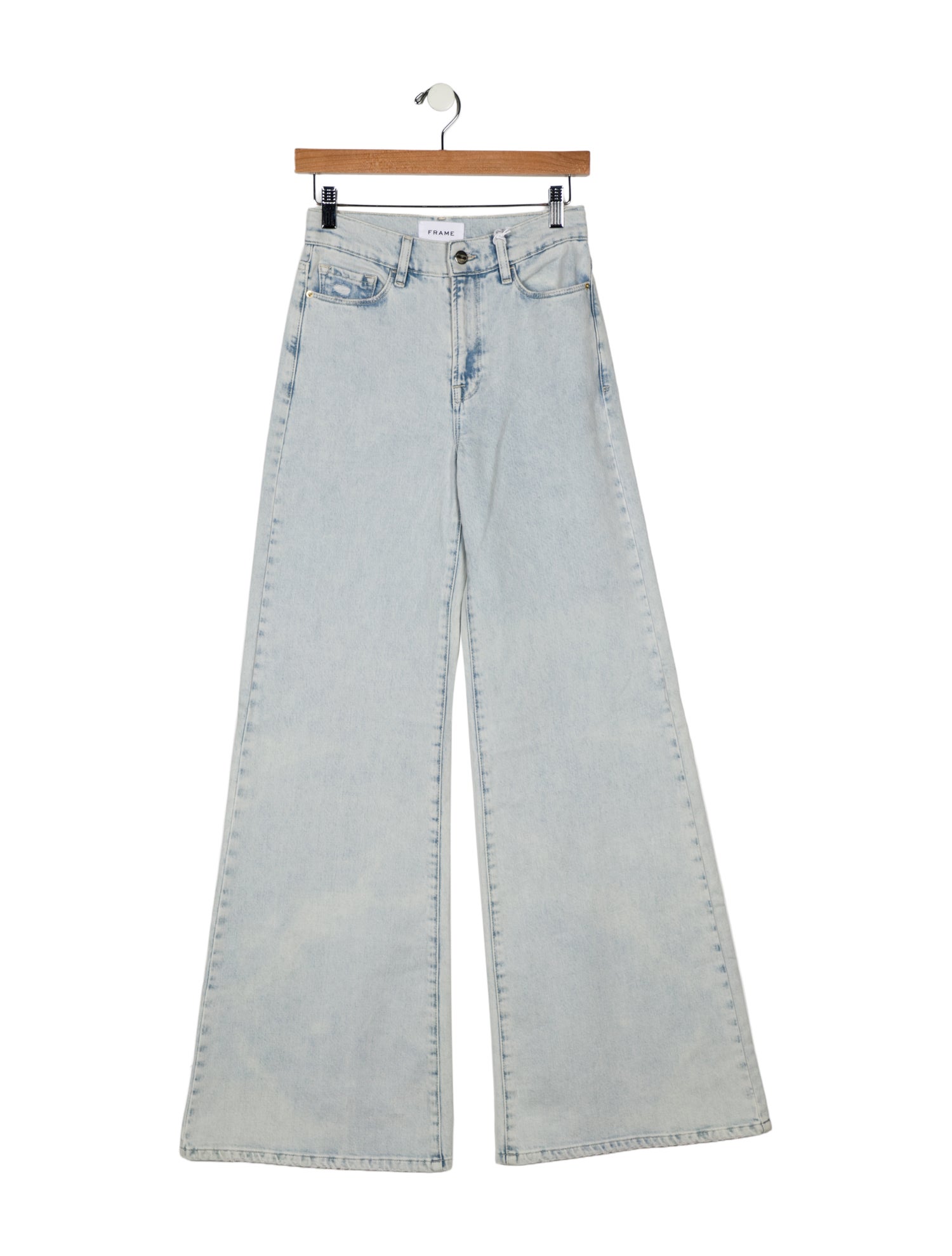 FRAME High-Rise Wide Leg Jeans