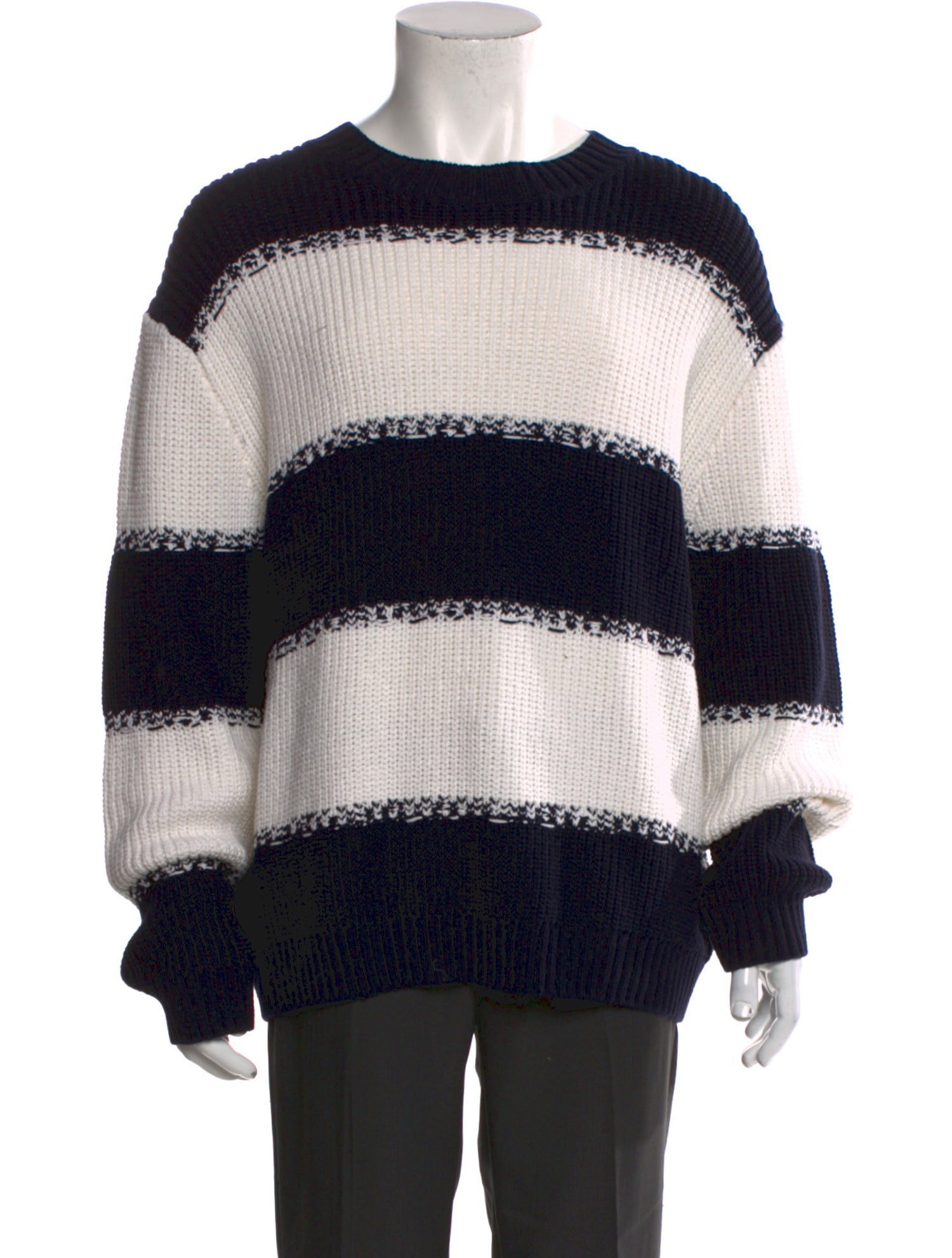 FRAME Striped Crew Neck Pullover w/ Tags