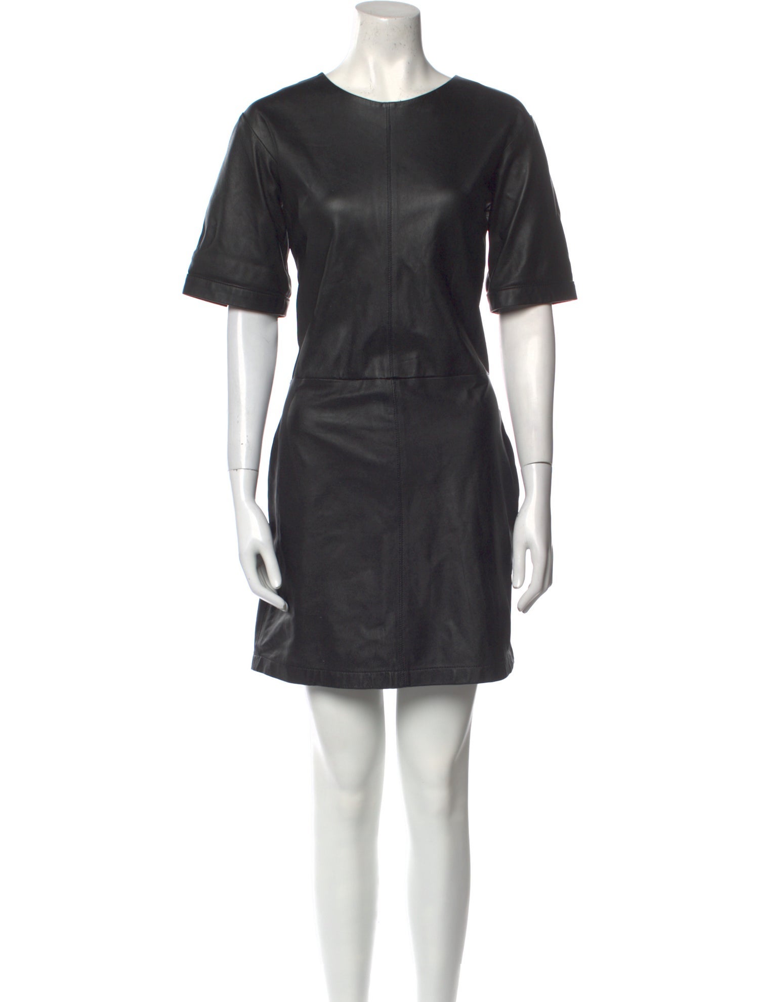 FRAME Leather Mini Dress