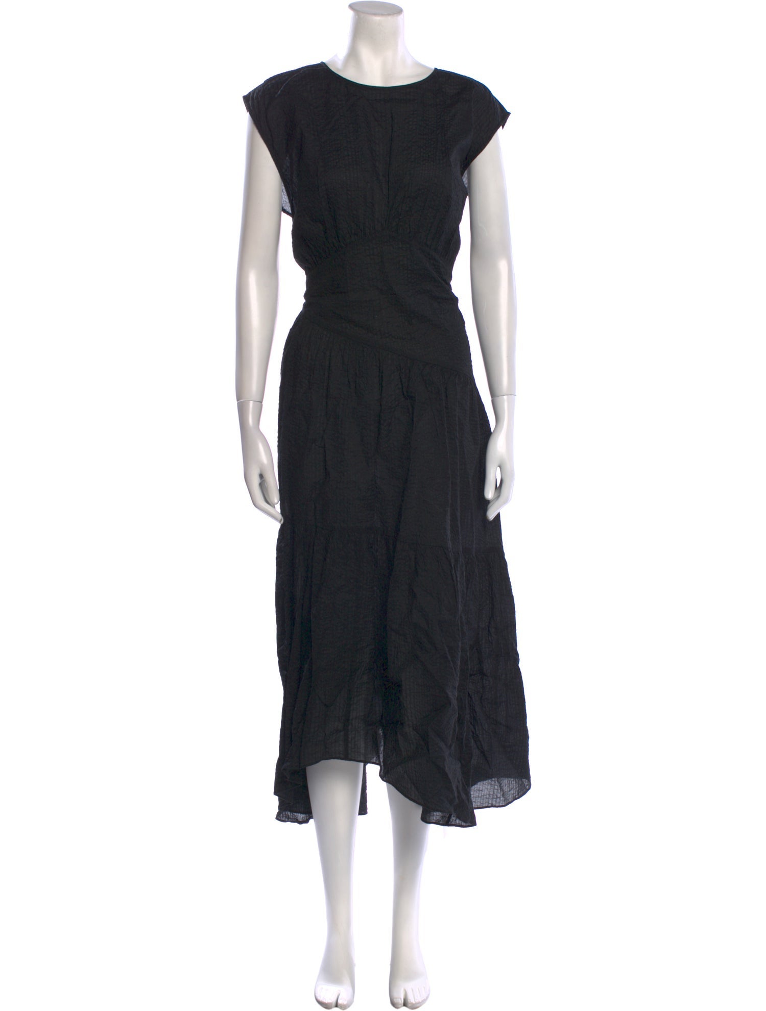 FRAME Crew Neck Long Dress