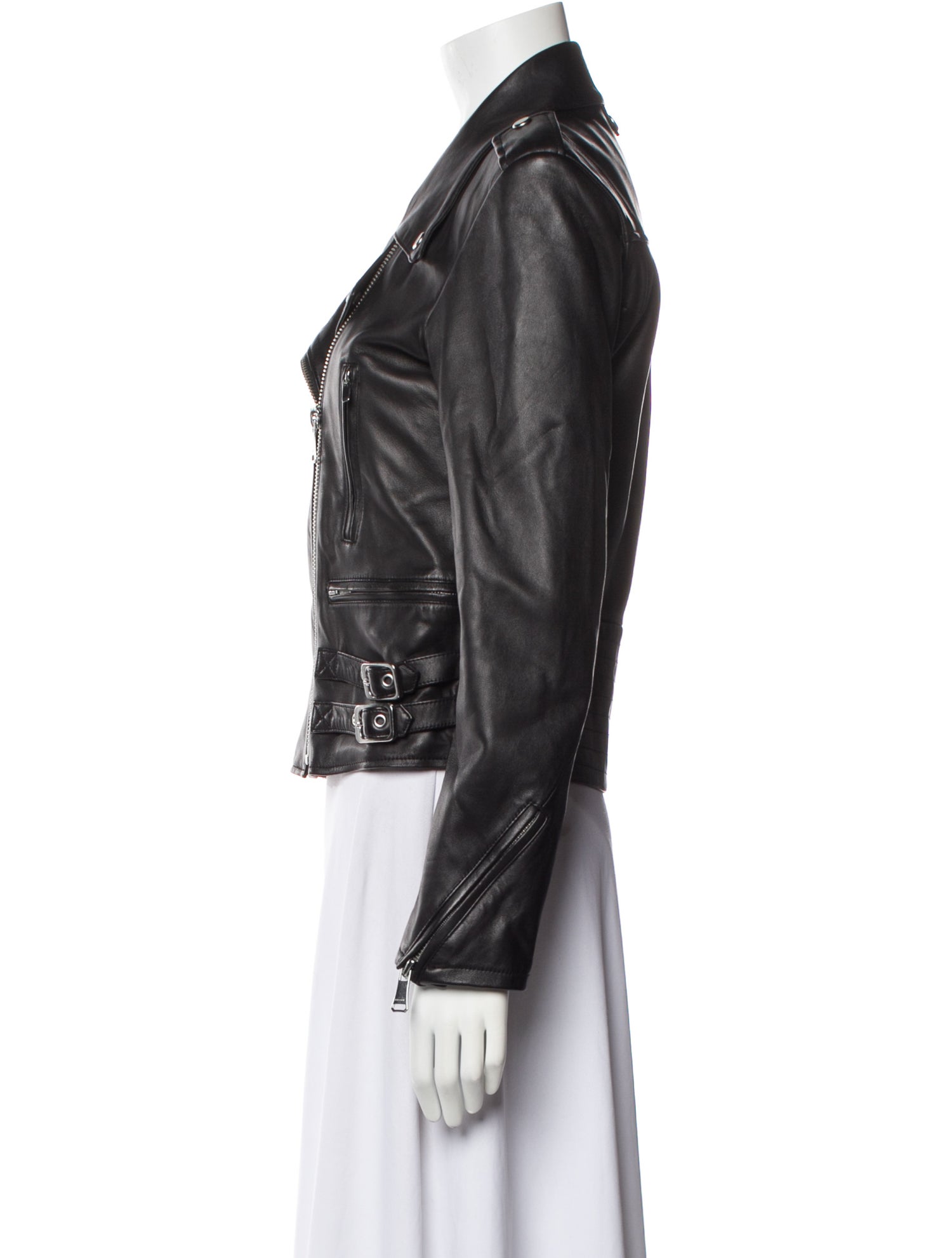 FRAME Leather Biker Jacket