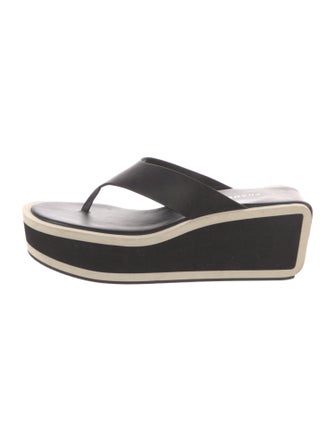 FRAME Leather Flip Flops