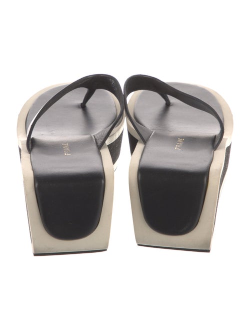 FRAME Leather Flip Flops