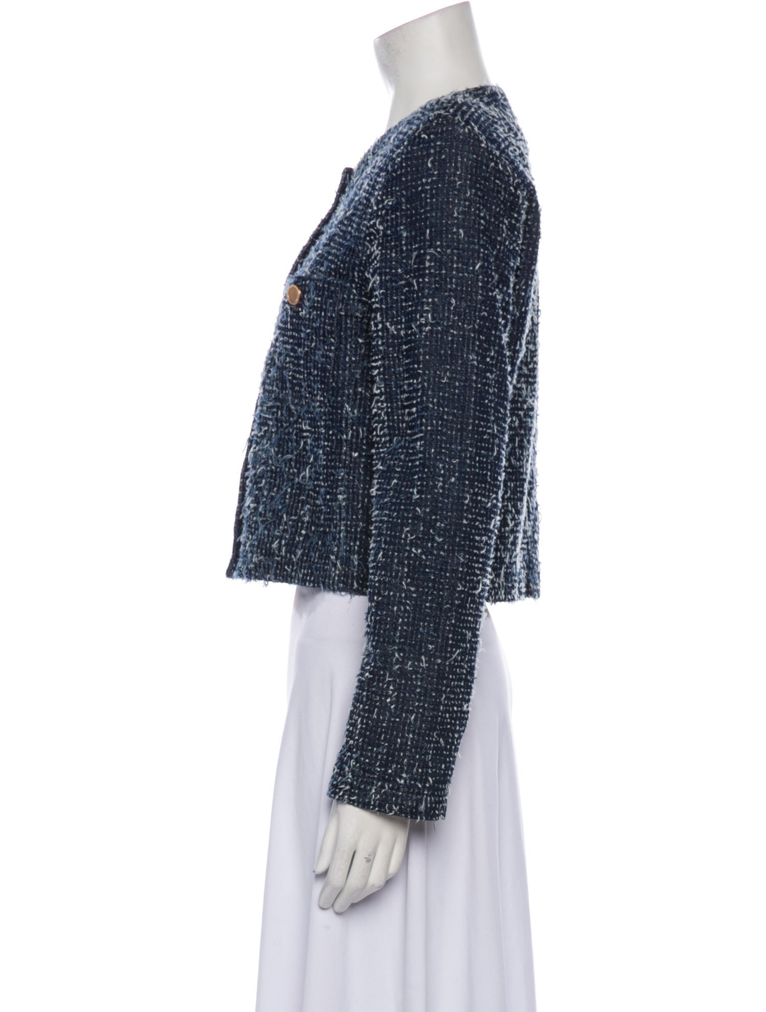 FRAME Tweed Pattern Evening Jacket