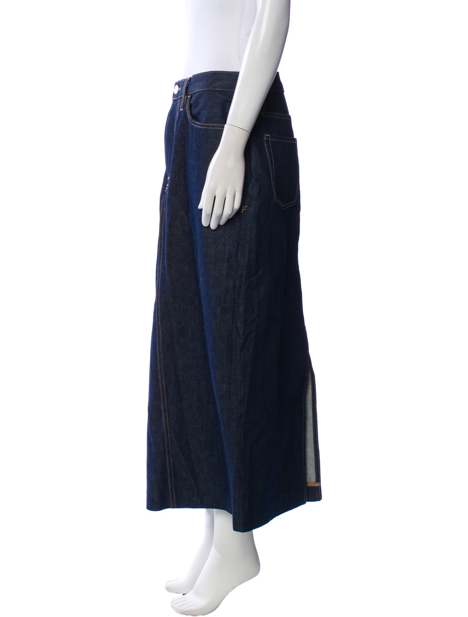 FRAME Midi Length Skirt