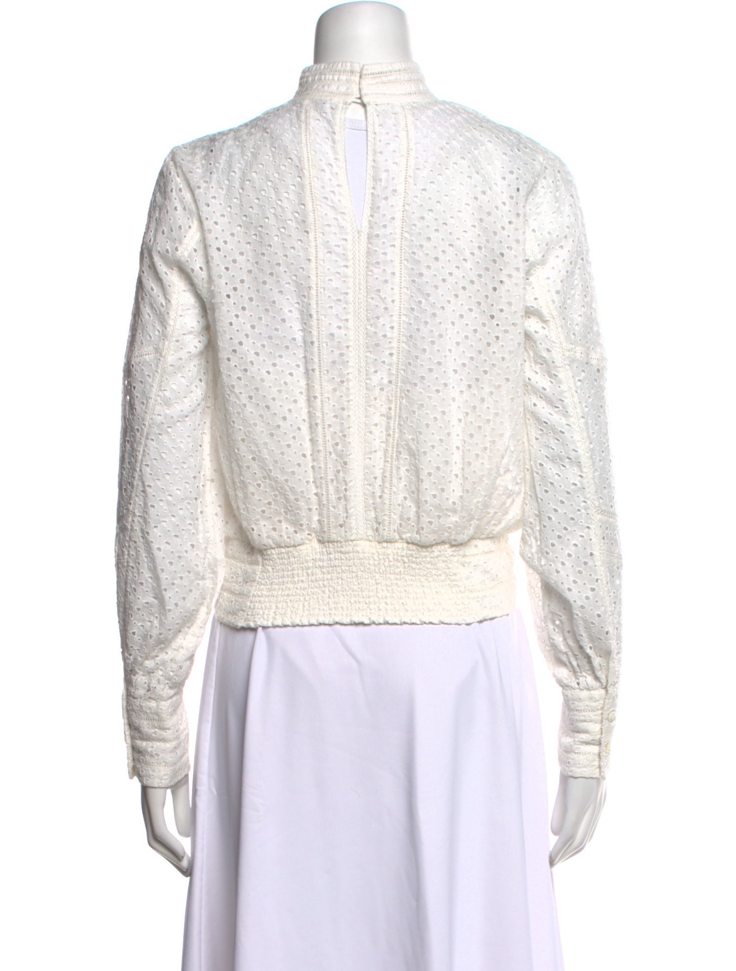 FRAME Mock Neck Long Sleeve Sweatshirt