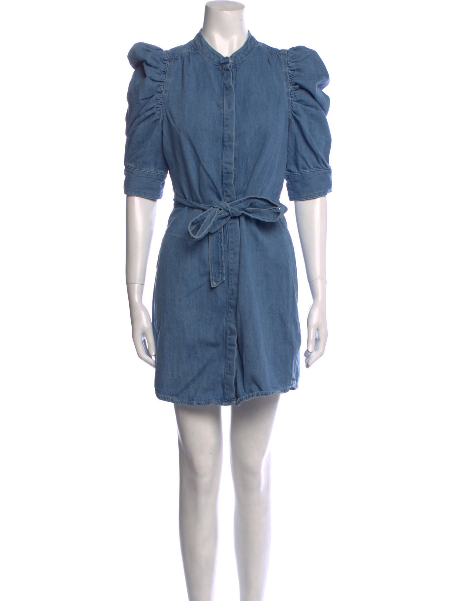 FRAME Mock Neck Mini Dress