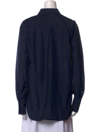 FRAME Long Sleeve Button-Up Top