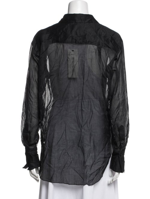 FRAME Long Sleeve Button-Up Top