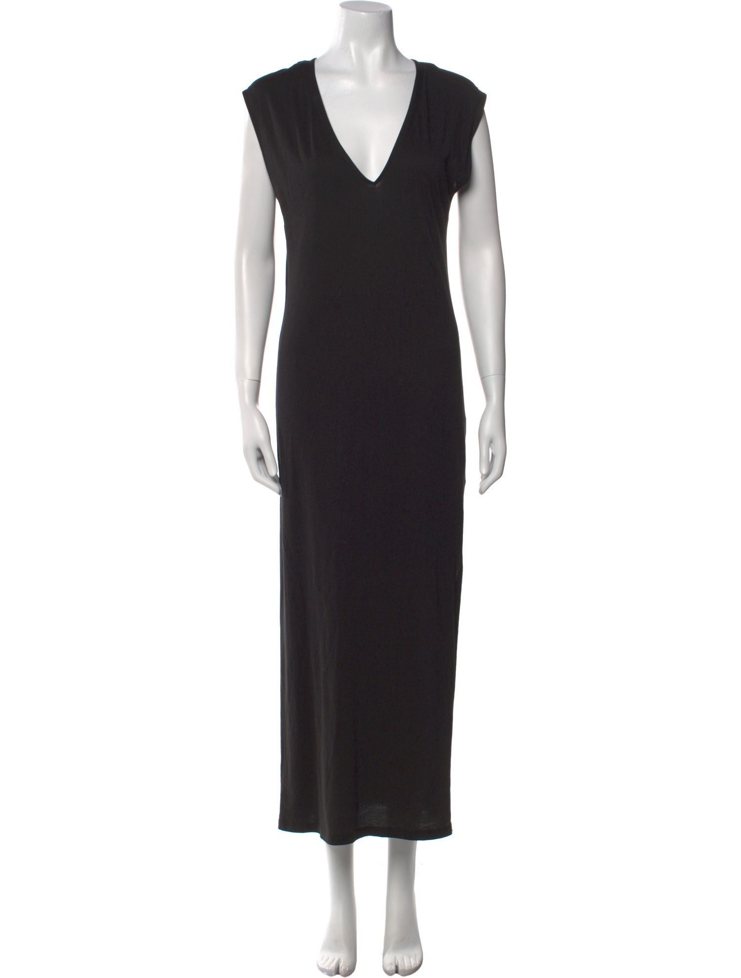 FRAME V-Neck Long Dress