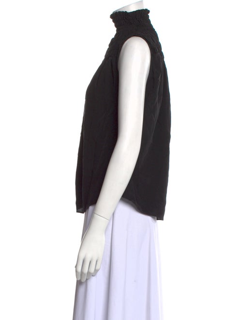 FRAME Silk Turtleneck Blouse