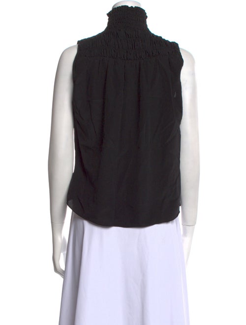 FRAME Silk Turtleneck Blouse