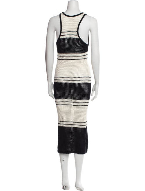 FRAME Striped Long Dress