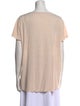 FRAME Linen Bateau Neckline T-Shirt