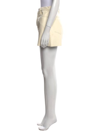 FRAME Raw-Edge Trim Mini Skirt