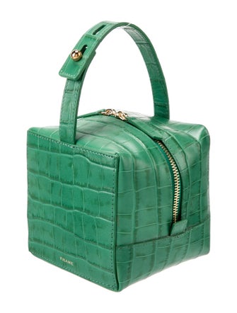 FRAME Embossed Leather Top Handle Bag