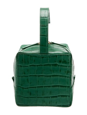 FRAME Embossed Leather Top Handle Bag