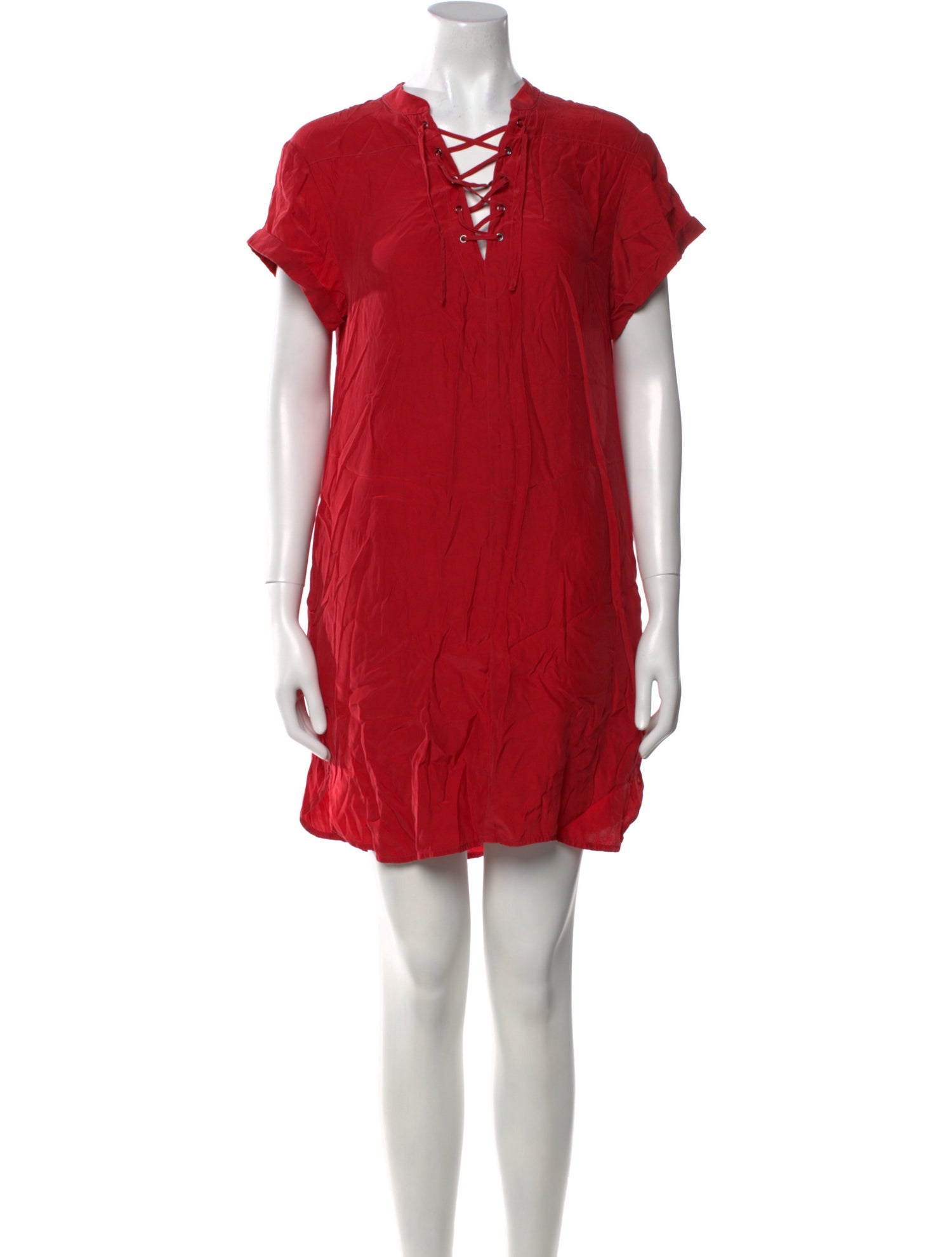 FRAME Silk Mini Dress