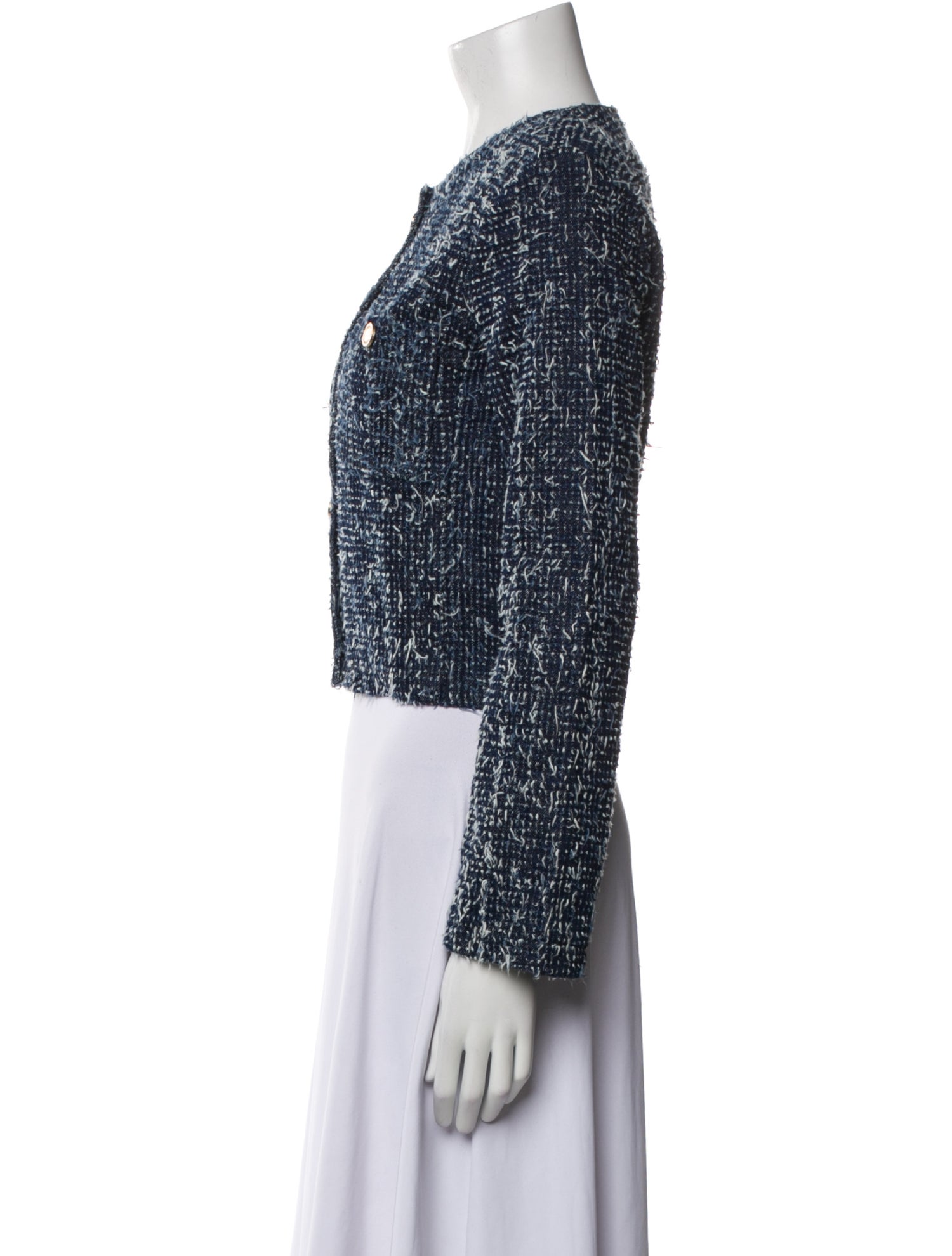 FRAME Tweed Pattern Evening Jacket