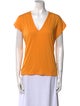 FRAME V-Neck Short Sleeve T-Shirt