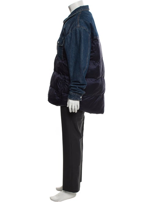 FRAME Colorblock Pattern Denim Jacket