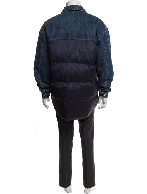 FRAME Colorblock Pattern Denim Jacket