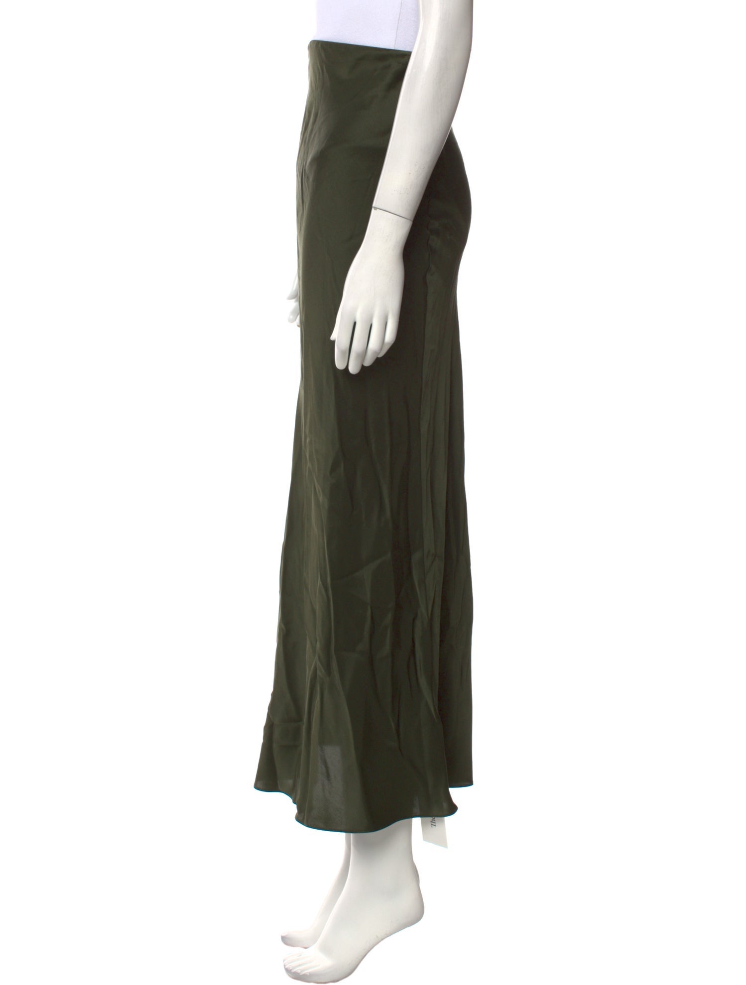 FRAME Silk Midi Length Skirt
