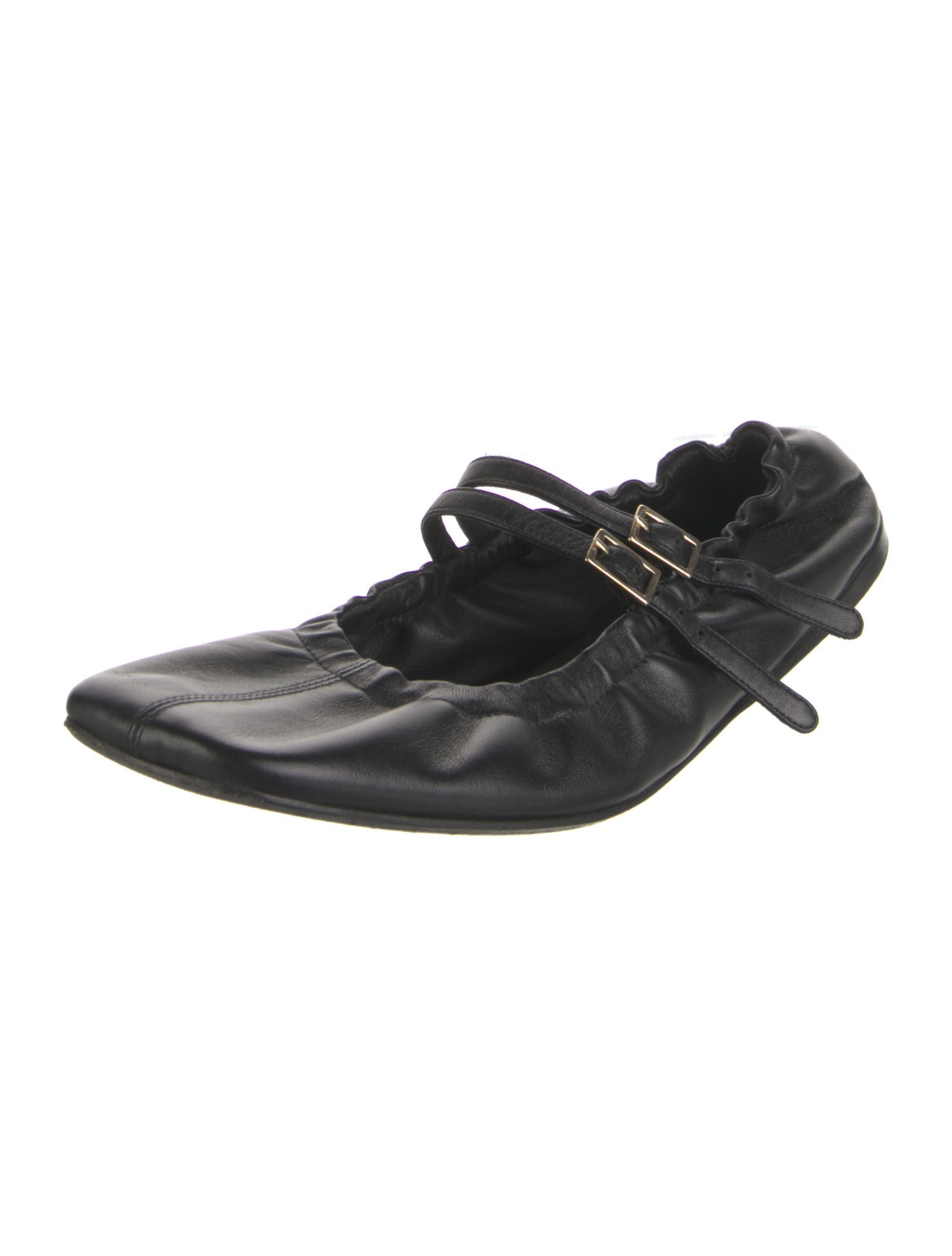 FRAME Leather Ballet Flats