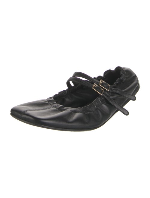 FRAME Leather Ballet Flats