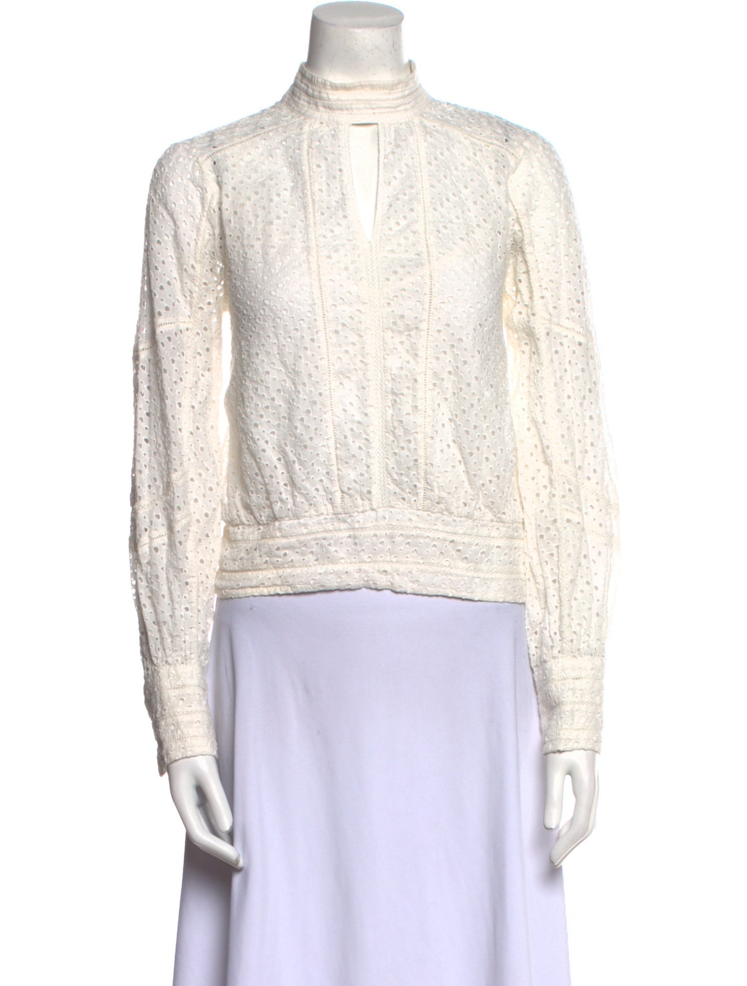 FRAME Mock Neck Long Sleeve Sweatshirt