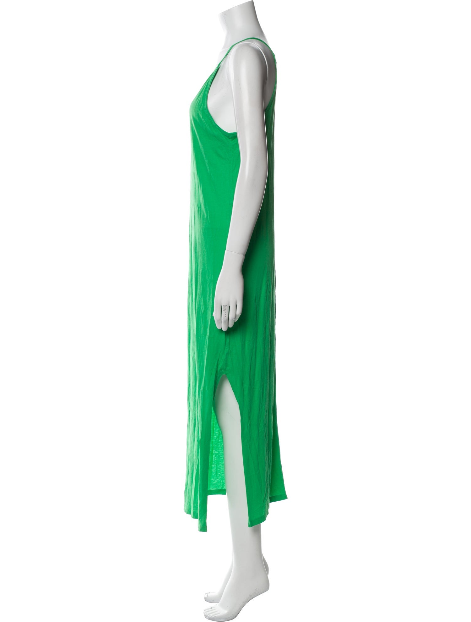 FRAME Scoop Neck Long Dress