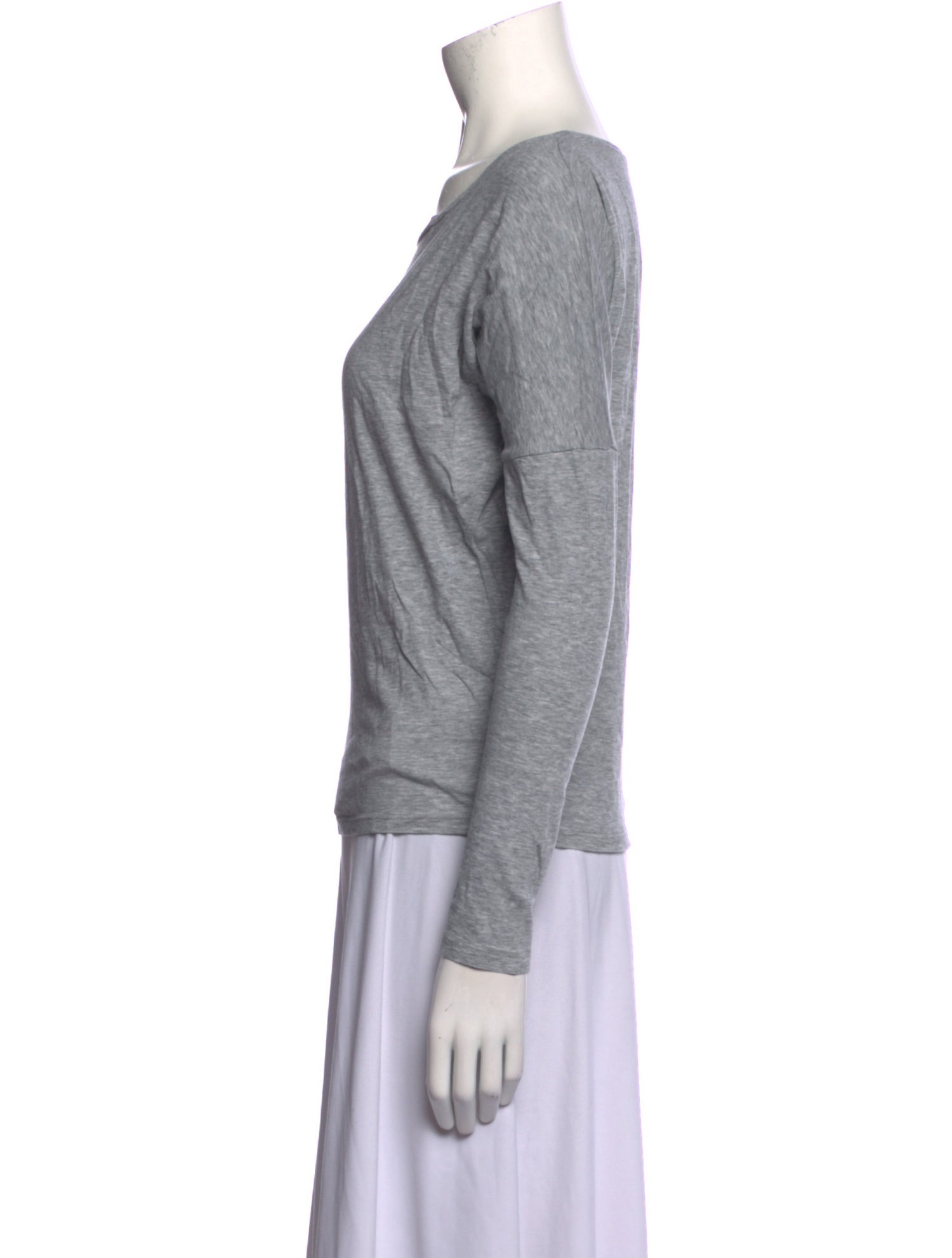 FRAME Scoop Neck Long Sleeve Sweatshirt