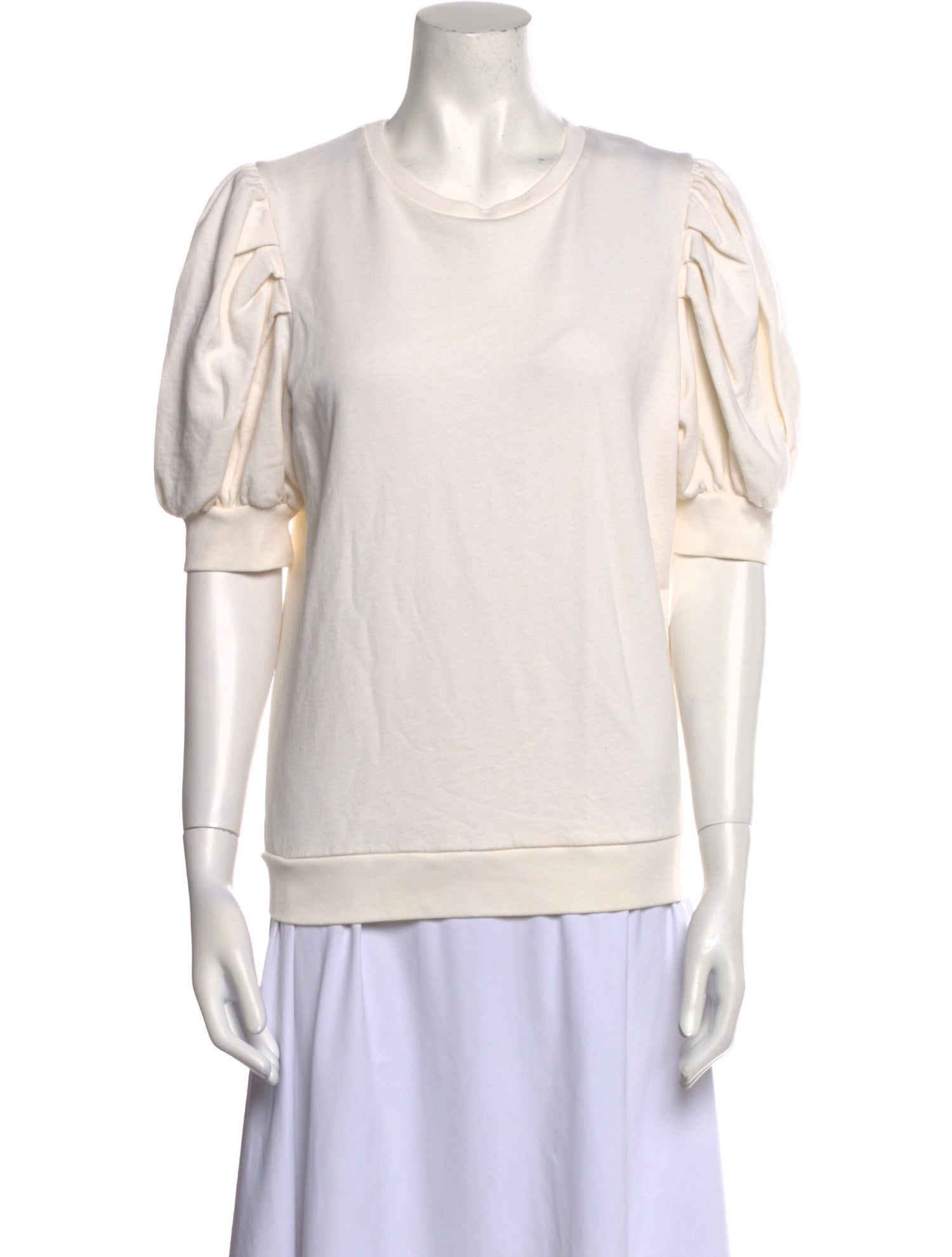 FRAME Crew Neck Short Sleeve Sweatshirt