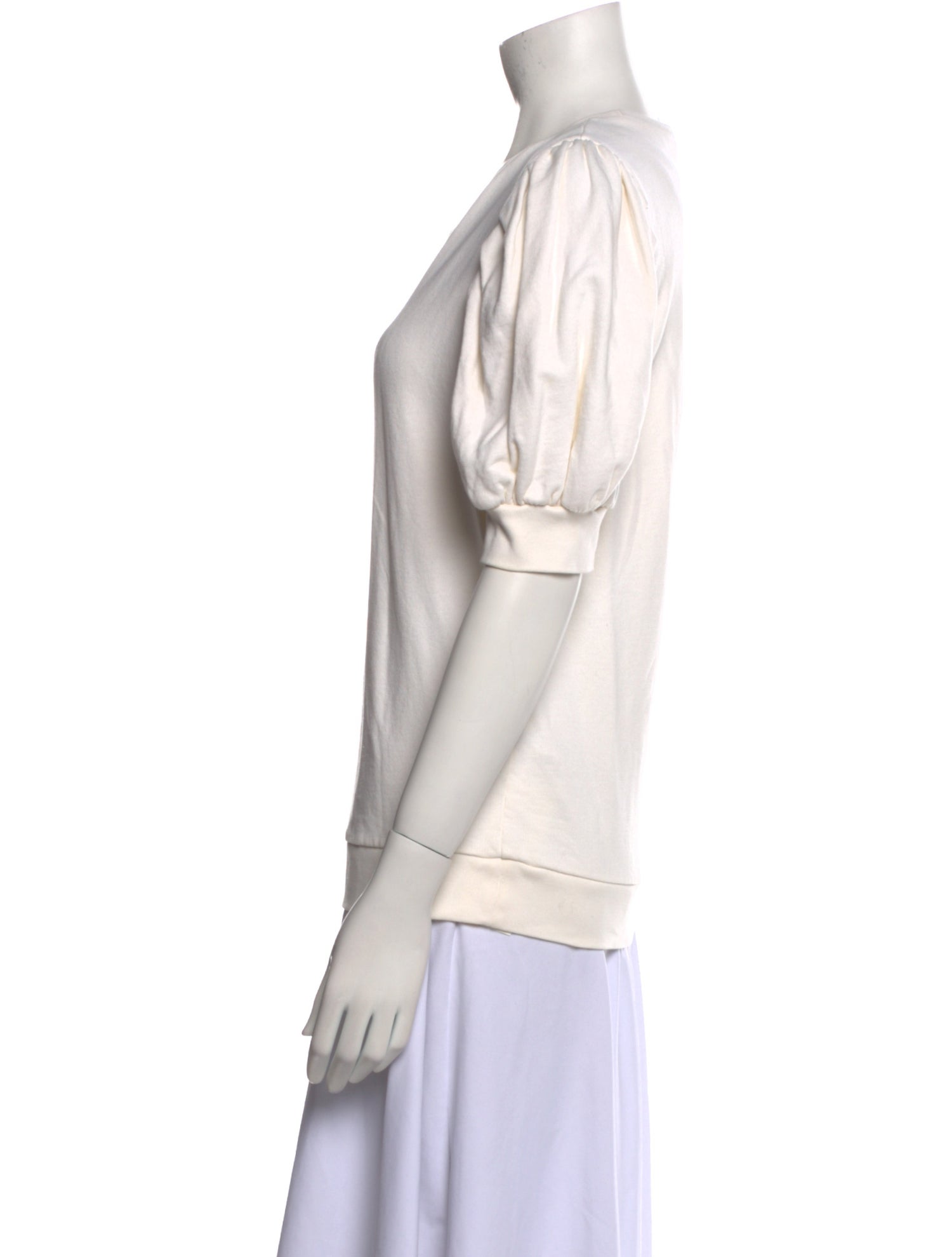 FRAME Crew Neck Short Sleeve Sweatshirt