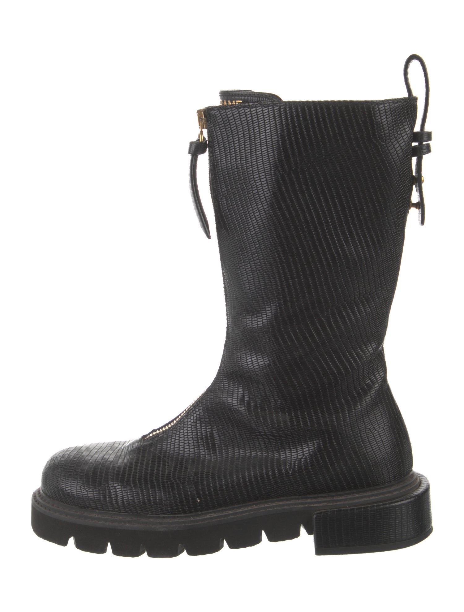 FRAME Leather Combat Boots