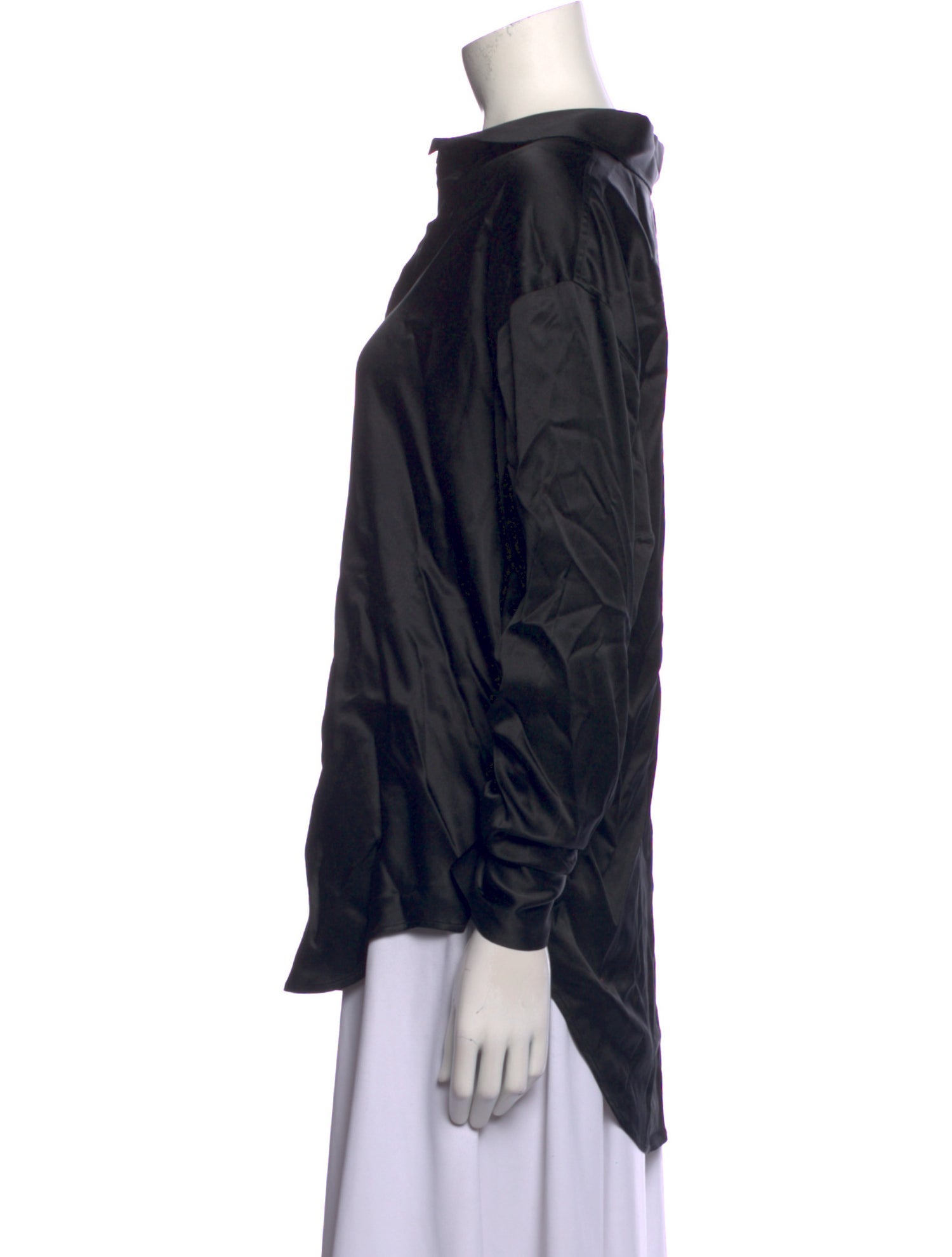 FRAME Silk V-Neck Blouse w/ Tags