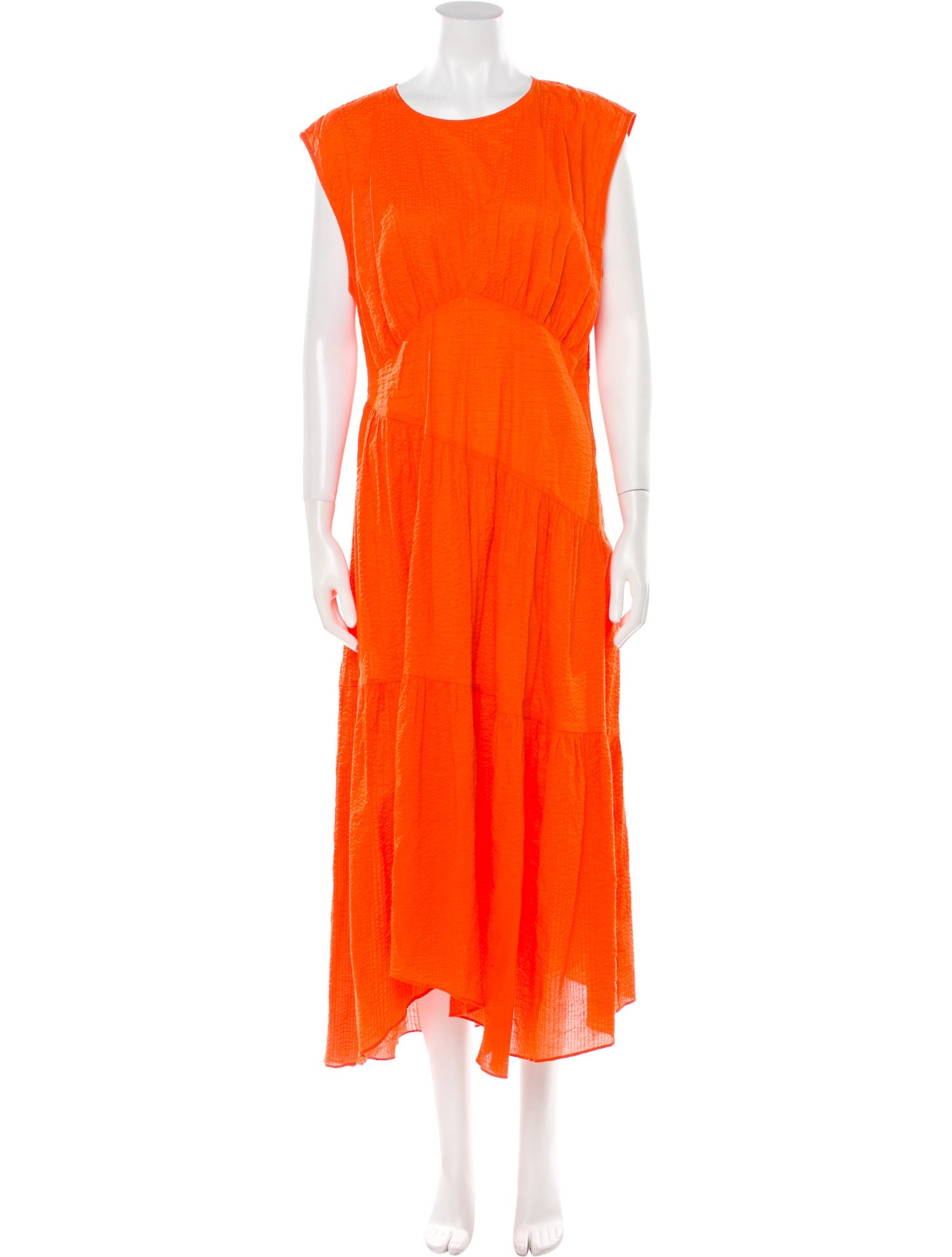 FRAME Crew Neck Long Dress