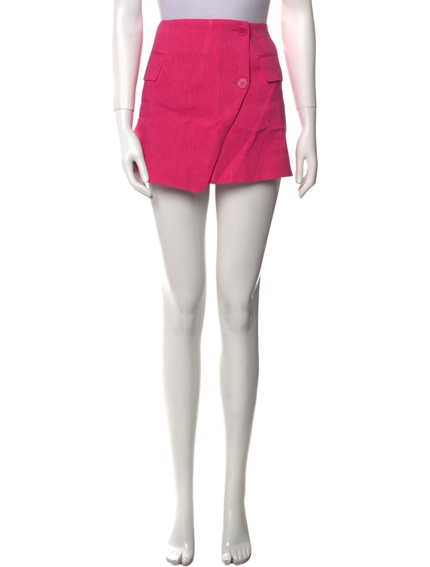 FRAME Linen Mini Skirt