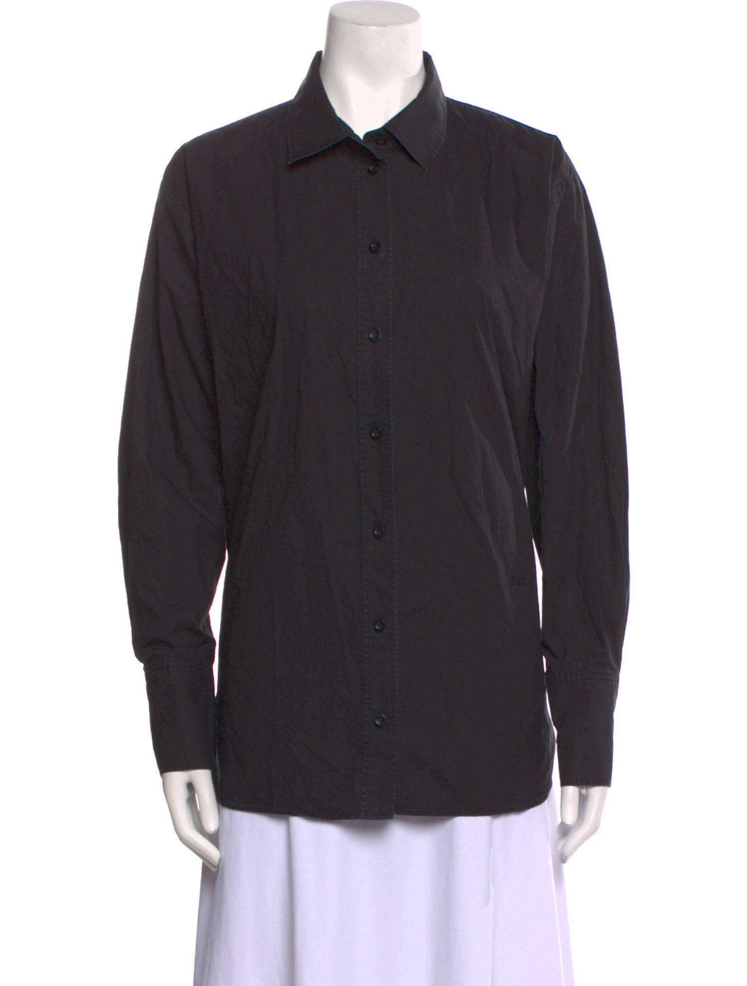 FRAME Long Sleeve Button-Up Top